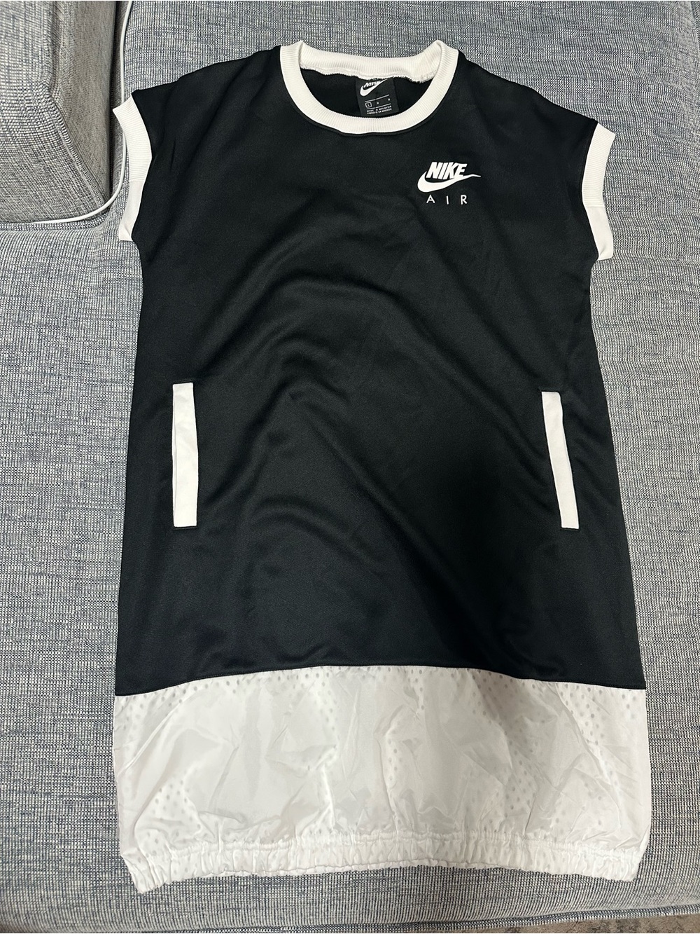 Nike Black & White Air Sleeveless Dress